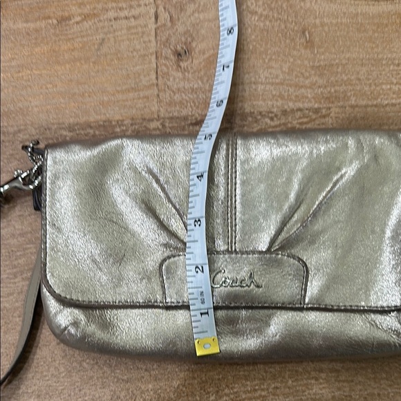 Coach Metallic Wristlet Clutch - Picture 11 of 12